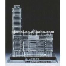 2015 Exquisited 3d Crystal buildings,customize glass Business center model
